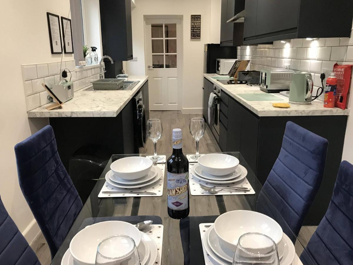 Stylish Modern 3-Bed House Nr Manchester City Ctr Whitefield Ngoại thất bức ảnh